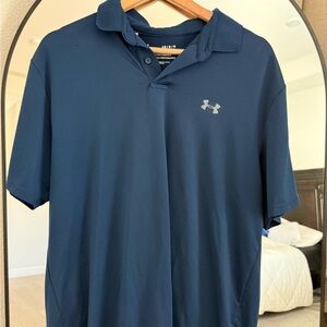Under Armour Men's Dark Blue Polo Shirt